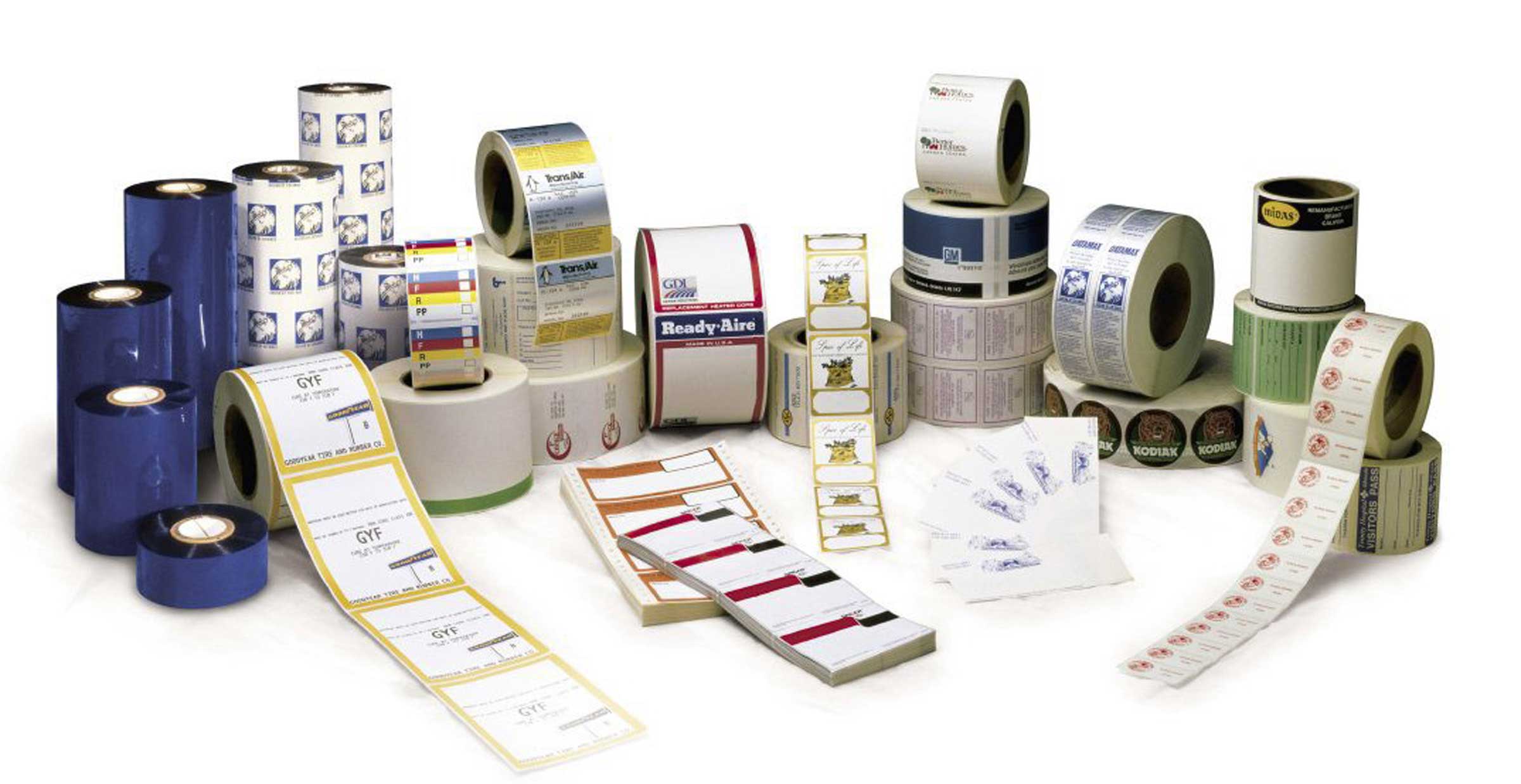 laser, continuous, roll, stock, pressure sensitive, thermal transfer and imaged enhanced labels by B&B Solutions